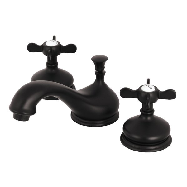 Kingston Brass KS1165BEX 8" Widespread Bathroom Faucet, Oil Rubbed Bronze KS1165BEX